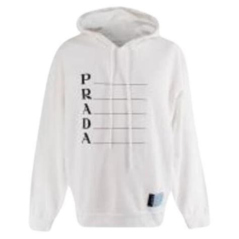 prada white shirt women|prada white hoodie.